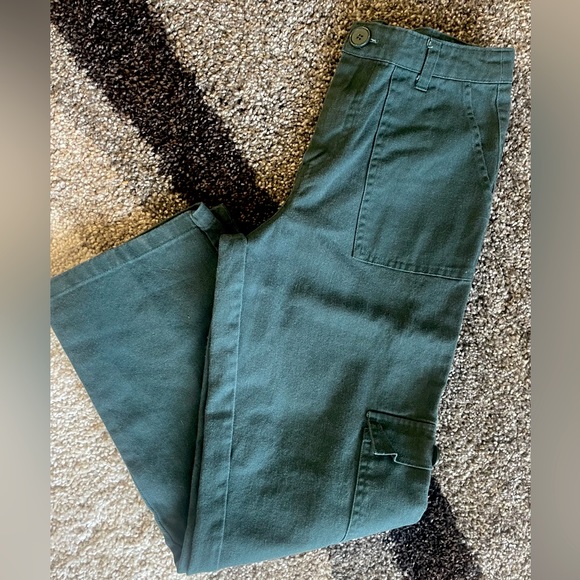 Forever 21 Pants - Dark Teal Cargo Pants